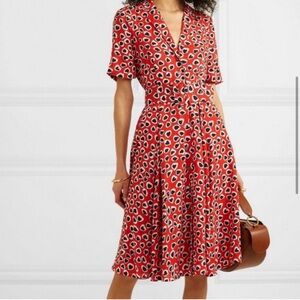 J. Crew Red heart dress size 4